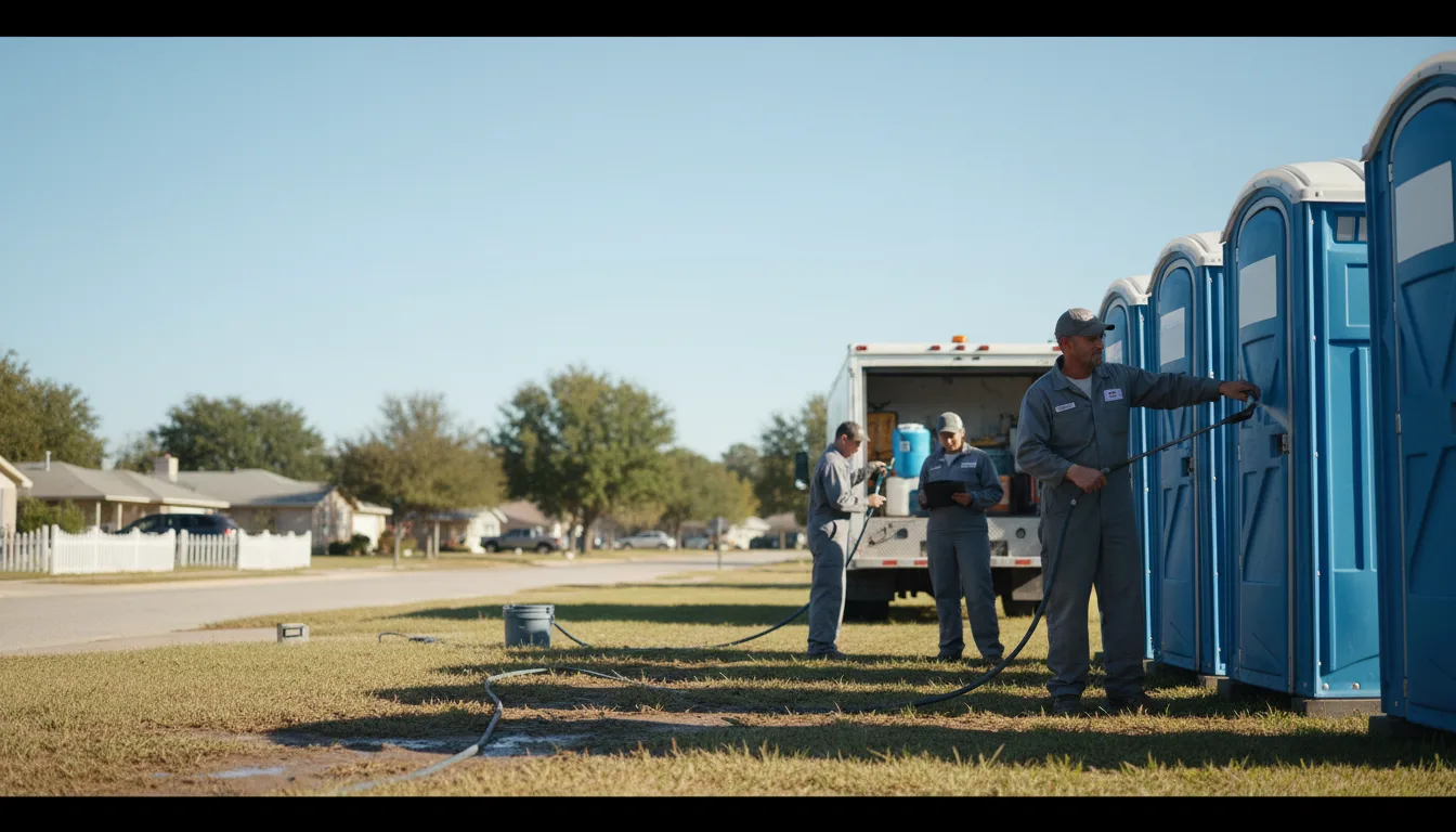 Long-Term Portable Toilet Rental in Reeves, LA near me